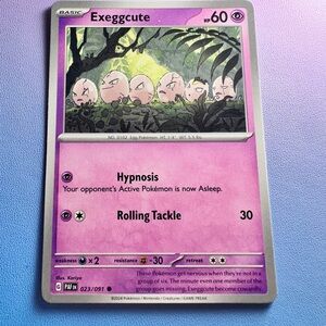 exeggcute - 023/091 (common) — pokemon: paldean fates
